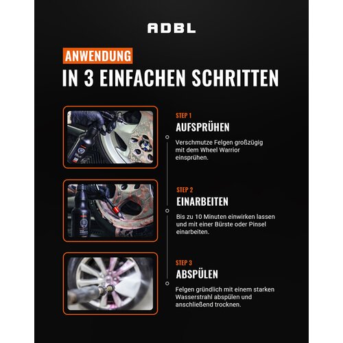 ADBL Wheel Warrior Gel Felgenreiniger mit Canyon Trigger 500ml