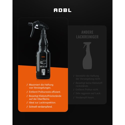 ADBL Wipe Out PRO Lackreiniger mit Canyon Trigger 500ml